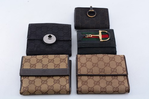 Portafoglio gucci canvas - gg,