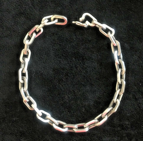 Bracciale maglia argento
